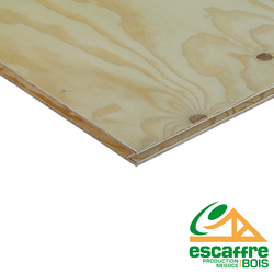 Dalle - TEBOROOF II/III - pin maritime - ép. 21 mm - dalle de 2,485 x 0,61 ml